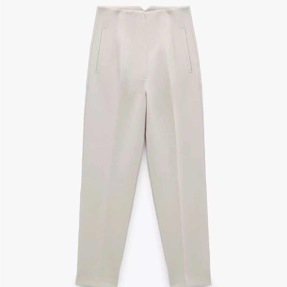 Zara Women’s Elegant Cream Trousers